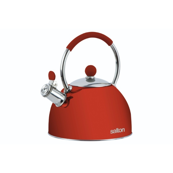 Picture of Salton 2.5Lt Whistling Kettle 200105 Red