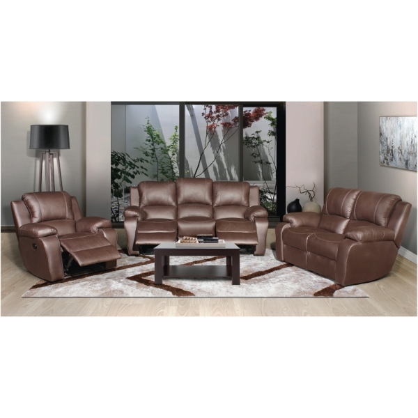 Picture of Stella 3Pce Lounge Suite Brown