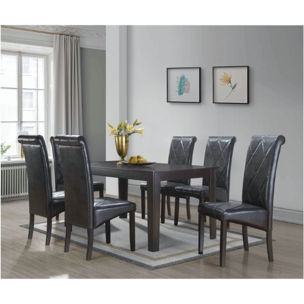 Picture of Rogan 7Pce Dining Room Suite Brown