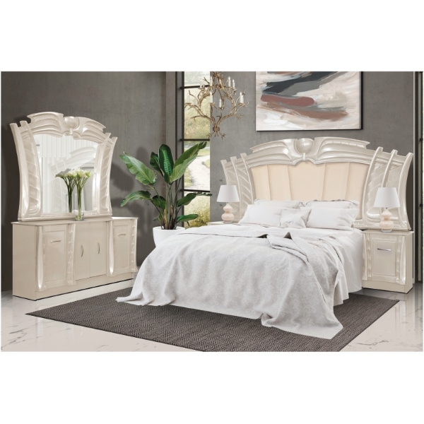 Picture of Ginelli 4Pce Bedroom Suite Cream