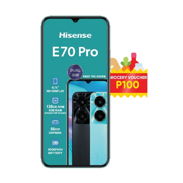 Picture of Hisense Cellphone E70 Pro 128GB With TPU Cover+P100 VOUCHER