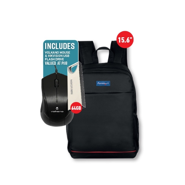 Picture of Furnmart Laptop Backpack + Volkano Mouse + 64GB USB