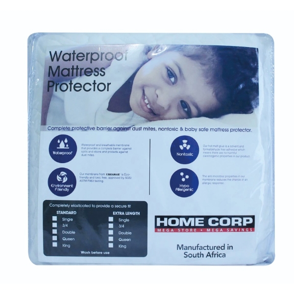 Picture of Waterproof M/Fibre 137cm Mattress Protector